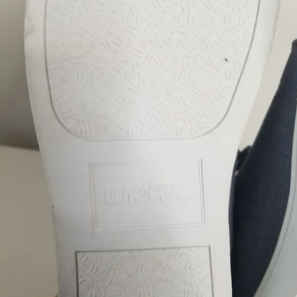 NWOT Lukees by Muk Luks Cruise Glide Canvas Sneakers Navy Blue Size 12