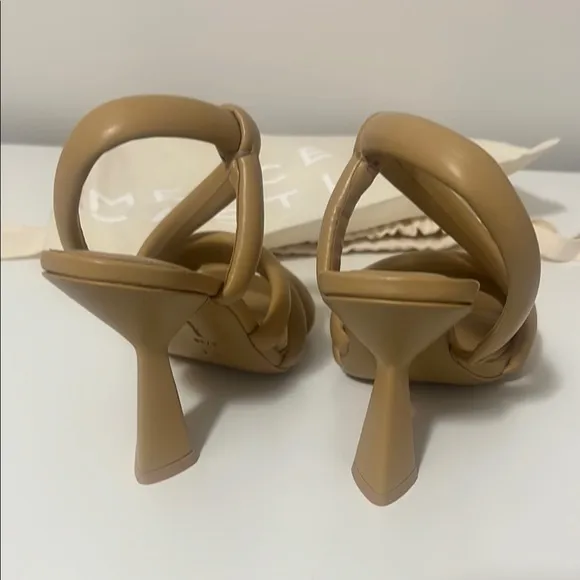 NWOT Mercedes Castillo Aline Affogato beige sandals