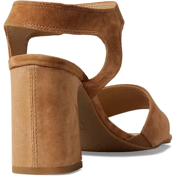 NWOT NYDJ Liz Suede Sandals in Saddle Color Size 9.5