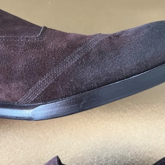 NWOT Prada Men’s Distressed Suede Slip on Loafers 11