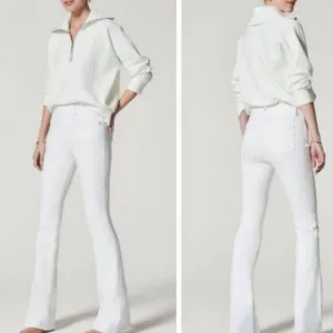 NWOT SPANX Flare White Jeans Reflect Your Style!  Size  Extra Large