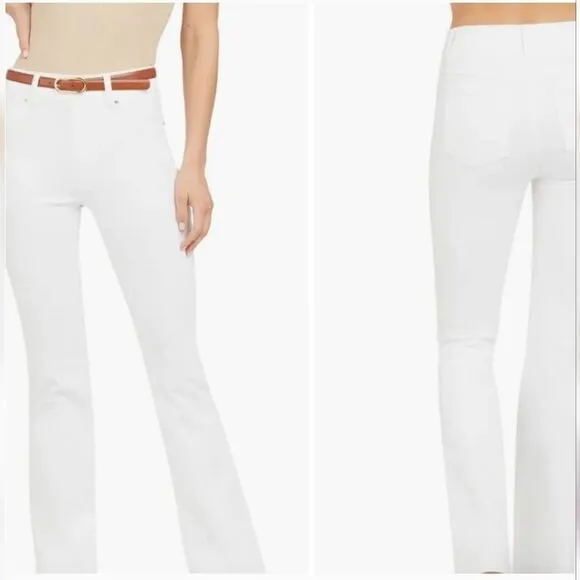 NWOT SPANX Flare White Jeans Reflect Your Style!  Size  Extra Large