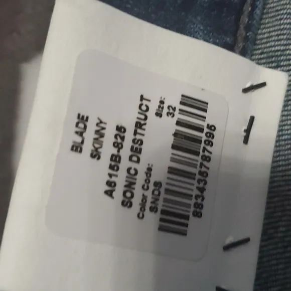 NWT AGOLDE BLADE SKINNY JEANS