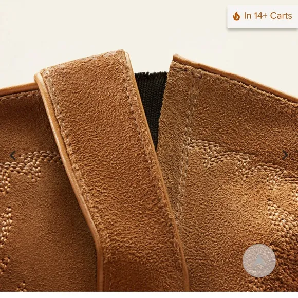 NWT Ariat Laramie Stretchfit Distressed Suede Boots