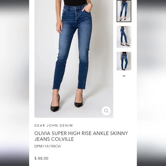 NWT DEAR JOHN SKINNY JEANS 👖