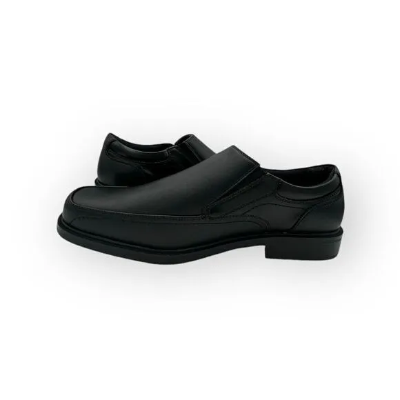 NWT Dockers Mens Genuine Leather Edson Slip-On Loafers Black Size 15