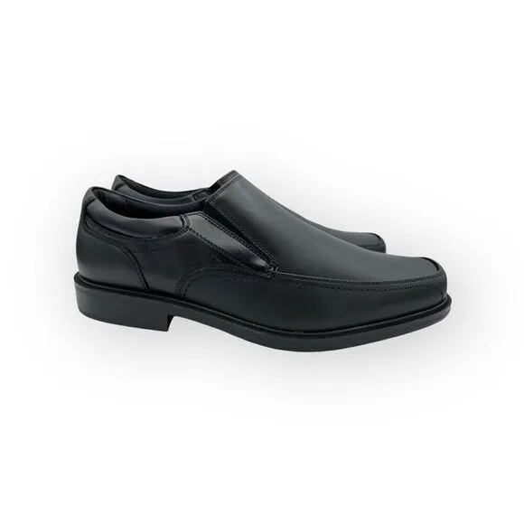 NWT Dockers Mens Genuine Leather Edson Slip-On Loafers Black Size 15