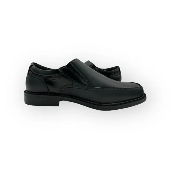 NWT Dockers Mens Genuine Leather Edson Slip-On Loafers Black Size 15