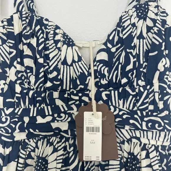 NWT Forever that Girl (Anthropologie) Flounced Floral Midi Dress size XXS