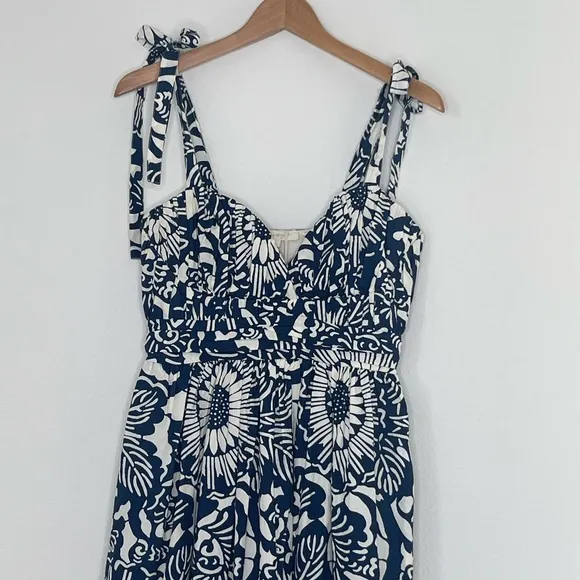 NWT Forever that Girl (Anthropologie) Flounced Floral Midi Dress size XXS