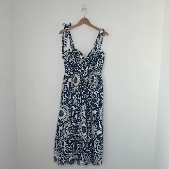 NWT Forever that Girl (Anthropologie) Flounced Floral Midi Dress size XXS