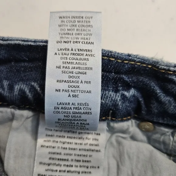 NWT Good American Indigo Good Icon Cropped Jeans