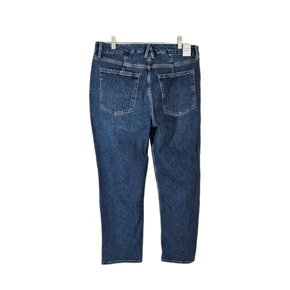 NWT Good American Indigo Good Icon Cropped Jeans
