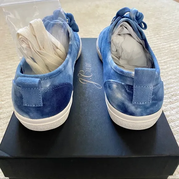 NWT J. Crew tie dye Harbor sneakers