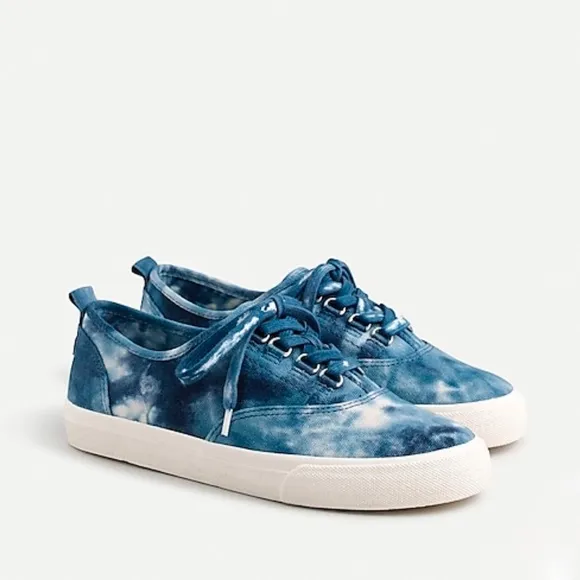 NWT J. Crew tie dye Harbor sneakers