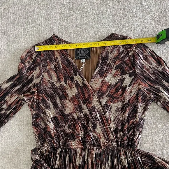 NWT Johnny Was Tina Wrap MIDI Dress Multi color Size XS