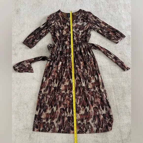 NWT Johnny Was Tina Wrap MIDI Dress Multi color Size XS