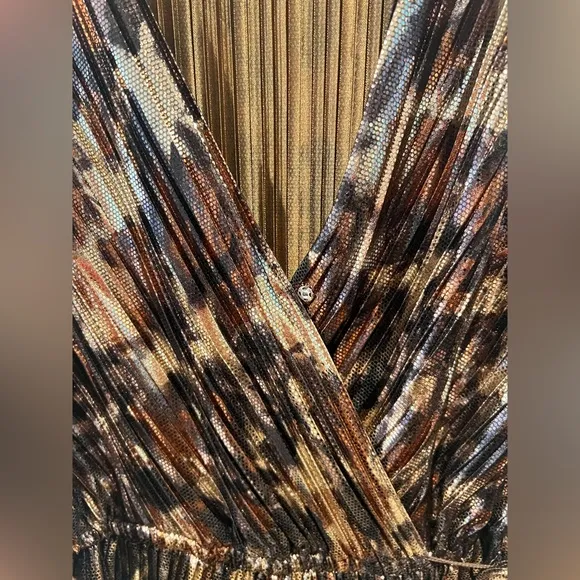 NWT Johnny Was Tina Wrap MIDI Dress Multi color Size XS