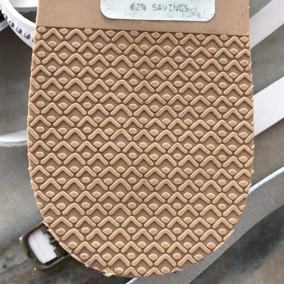 NWT! - JOIE A La Plage White Leather Strappy Sandals - Made in Italy