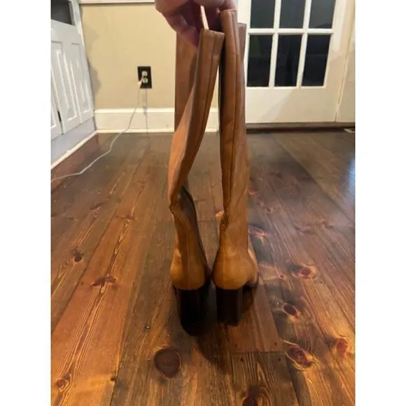 NWT Journee Collection Womens Karima Stacked Heel Riding Boots Size 9.5