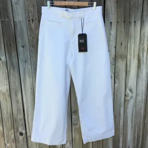 NWT Levi’s Ribcage Wide Leg Crop Jean White 32