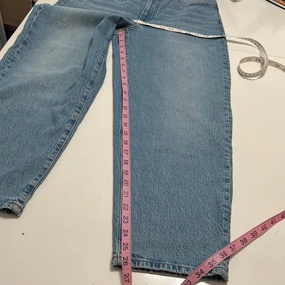 NWT Madewell Balloon Jeans Light Wash Size 29