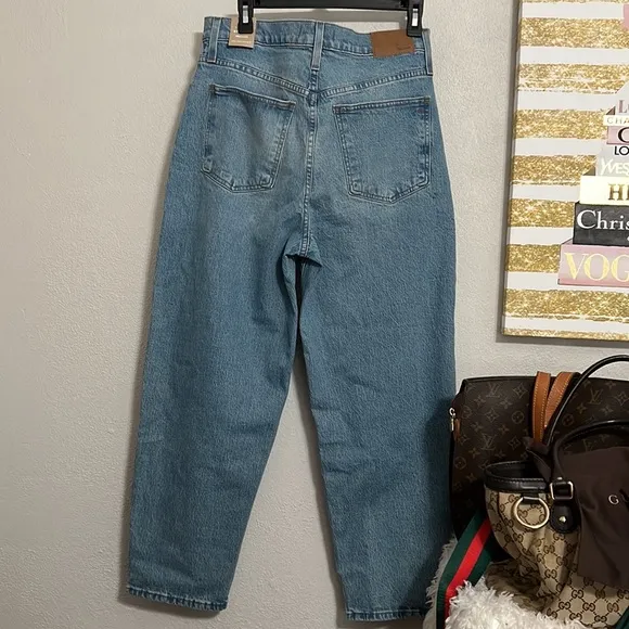 NWT Madewell Balloon Jeans Light Wash Size 29