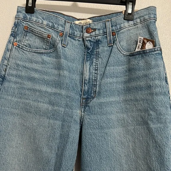 NWT Madewell Balloon Jeans Light Wash Size 29