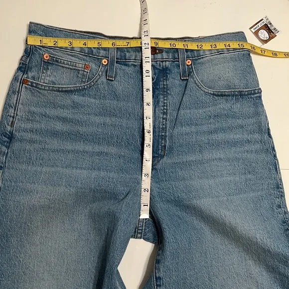 NWT Madewell Balloon Jeans Light Wash Size 29