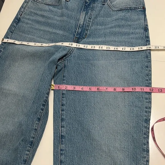 NWT Madewell Balloon Jeans Light Wash Size 29