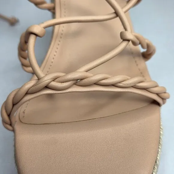 NWT Marc Fisher Women's Oliver Strappy Platform Espadrille Sandals