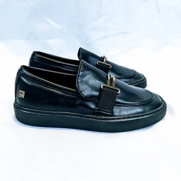 NWT Maria Catalan Girl's Black Loafers Size 13