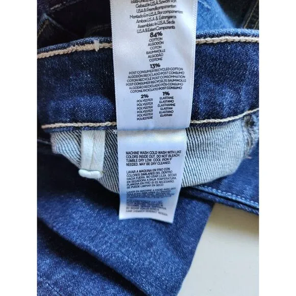 NWT Mother PETITES The Lil Patch Pocket Rambler Zip Sneak Jeans Sz 25 #7G501