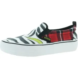 NWT NIB SKECHERS PUNKROSE Volt'd-Anything Goes Slip On Loafers Zebra Size 7.5