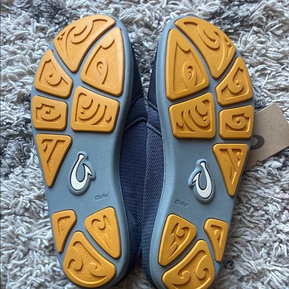 NWT Olukai Nohea Mesh Men’s Slip On Shoes Dark Shadow