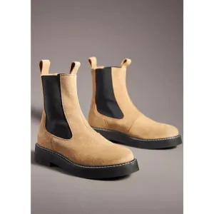 NWT Pilcro Tan Leather Stitch Boots - 38 EU (7.5-8.0 US)