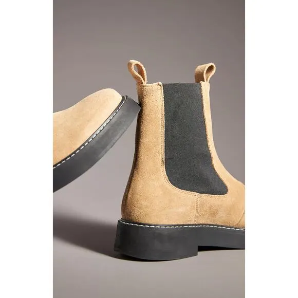 NWT Pilcro Tan Leather Stitch Boots - 38 EU (7.5-8.0 US)