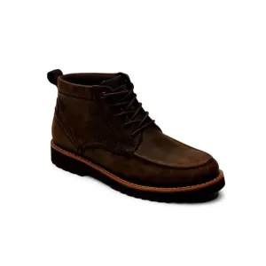NWT ROCKPORT Mens Brown Lug Sole Mitchell Round Toe Lace-Up Leather Boots 8