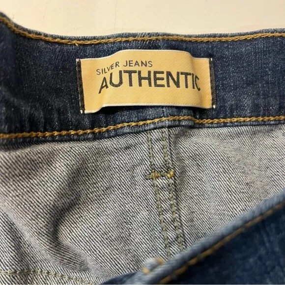 NWT Silver Jeans The Relaxed Fit Indigo Blue Jeans, size 46x32