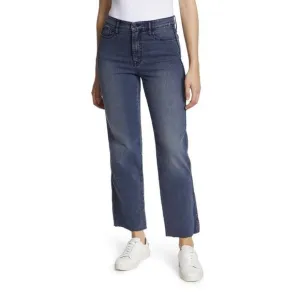NWT Social Standard by Sanctuary High Rise Crop Raw Hem Straight Jean, Hopewell