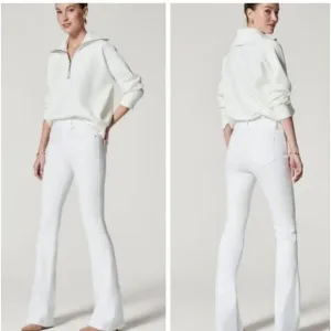NWT SPANX Flare White Jeans Reflect Your Style!  Size Large $ 148.00