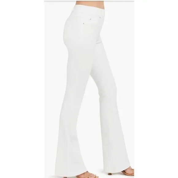 NWT SPANX Flare White Jeans Reflect Your Style!  Size Large $ 148.00