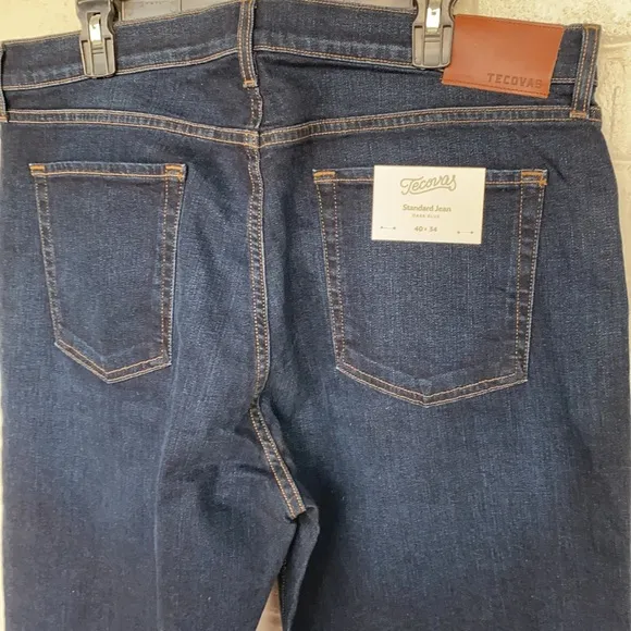 NWT Tecovas Standard Jean in Dark Blue Wash 40x34