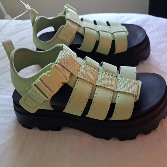 NWT UGG Australia sandals CORA Mint green  1152698 Size 8