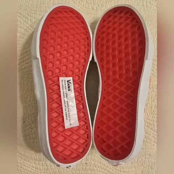 NWT Vans Girls Slip Sneakers with Tropical Fruit Design