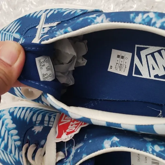 NWT Vans Tropical print Sneakers