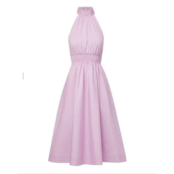 NWT Veronica Beard Kinny Halter Dress Lilac size 10