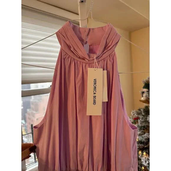 NWT Veronica Beard Kinny Halter Dress Lilac size 10