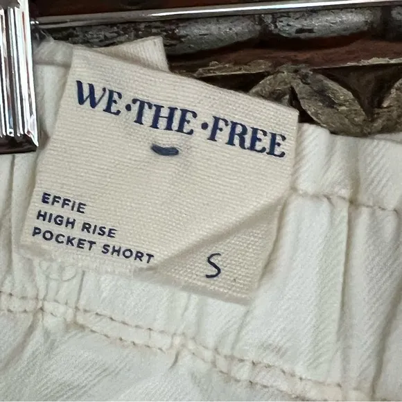 NWT We The Free Effie Denim Pocket Shorts Size Small