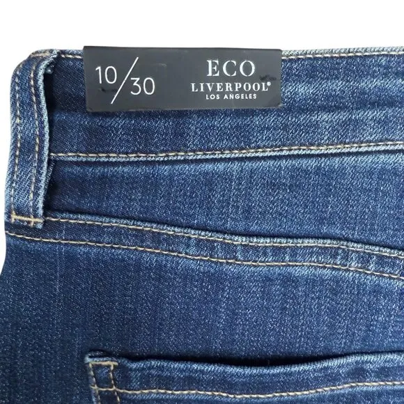 NWT Women's LIVERPOOL Hannah Super Flare Jeans in‎ Bluffwood Hi-Rise- Size 10/30